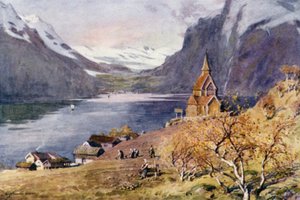 Urnes Stabkirche, Lyster, Sognefjord