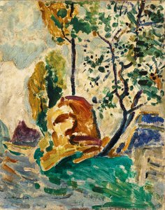 Baum und Felsen