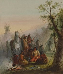 Lager der Indianer