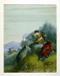 Elchjagd in den Black Hills von Alfred Jacob Miller