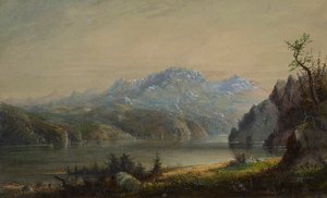 See- und Berglandschaft von Alfred Jacob Miller