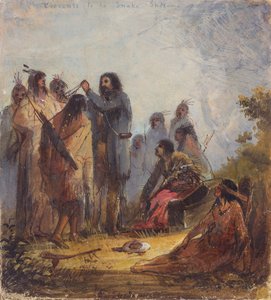 Geschenke an die Schlangenindianer, ca. 1837