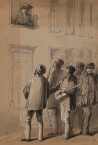 Serenaden unter dem falschen Fenster von Alfred Jacob Miller