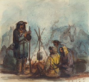 Fallensteller, ca. 1837