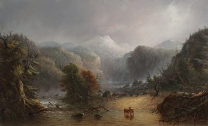 Wo die Wolken gerne ruhen, ca. 1850