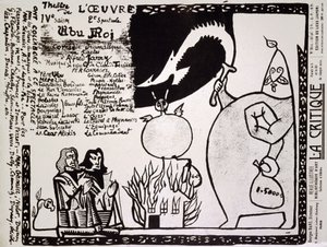 König Ubu (Plakat) von Alfred Jarry