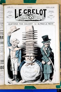 Cover von „Le Grelot“, Nummer 70, Satirique en Couleurs von Alfred Le Petit