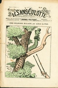 Cover von "Le Sans-Panlotte", Nummer 29, Satirisch in Farben
