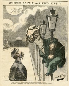 Illustration von Alfred Le Petity für das Cover von Le Grelot