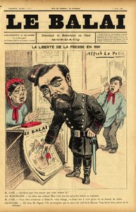 Illustration von Alfred Le Pepetit (1841-1909) für das Cover von Le Bai, Nr. 6