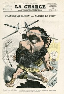 La Charge (1870), Nummer 12, Satirisch in Farben von Alfred Le Petit