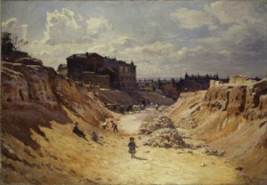 Der Durchbruch der Avenue Junot, in Montmartre, ca. 1910 von Alfred Renaudin