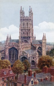 Kathedrale von Gloucester, von Westen