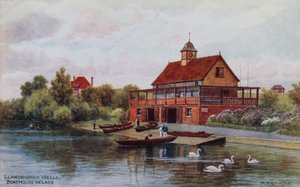Llandrindod Wells, Bootshaus am See