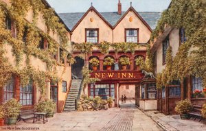 The New Inn, Gloucester von Alfred Robert Quinton