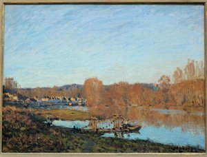 Herbst an den Ufern der Oise im Jahr 1873