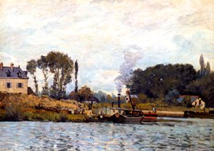 Boote auf dem Kanal, 1873