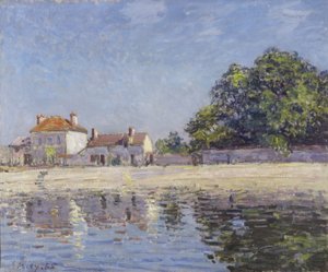 Bords du Loing, Saint-Mammes (Der Fluss Loing bei Saint-Mammes), 1885 von Alfred Sisley