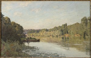 Landschaft von Bougival von Alfred Sisley