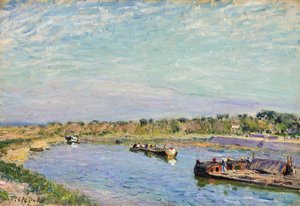 Der Hafen von Saint Mammes, Der Morgen, 1885