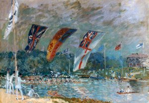 Regatta in Molesey, 1874 von Alfred Sisley