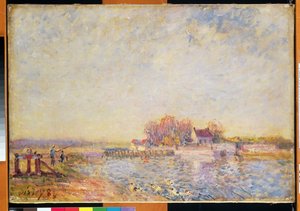 Flusslandschaft mit Enten, 1881