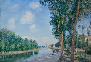 Saint-Mammès. Juni Sonnenschein