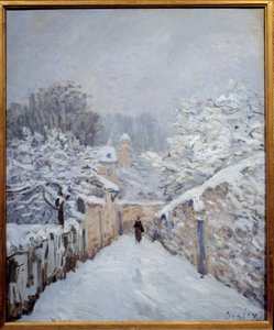 Schnee in Louveciennes