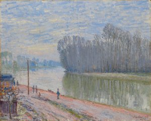 Der Loing-Kanal, Morgen, 1896