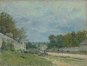 Versailles Straße von Alfred Sisley