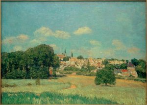 Blick auf Marly-le-Roi, Sonnenlicht-Effekt