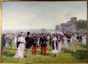 Ende der Rennen in Auteuil