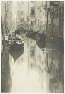 Ein venezianischer Kanal, 1894, gedruckt 1897