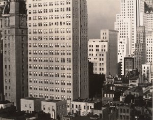Von meinem Fenster bei An American Place, Norden von Alfred Stieglitz