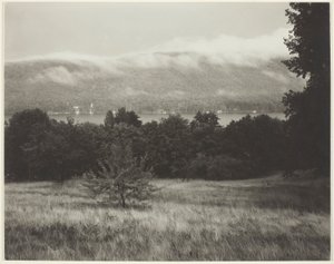 Lake George vom Hügel aus von Alfred Stieglitz