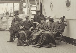 Sime Herrmann, Herr und Frau Mann, Dr. Brown, Herr McGibbon, Fräulein Linthicum und Emmy—An Bord der Bourgogne 5.–14. Mai 1896 von Alfred Stieglitz
