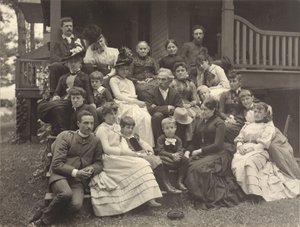 Familie Stieglitz in Oaklawn, Lake George von Alfred Stieglitz