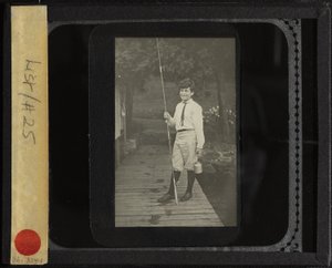 Ohne Titel (Howard mit Angelrute) von Alfred Stieglitz
