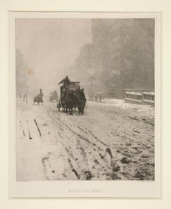 Winter - Fifth Avenue von Alfred Stieglitz