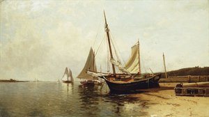 Ruhiger Morgen, Portland Harbor von Alfred Thompson Bricher