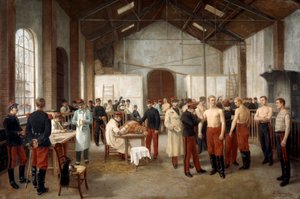 Impfung im Val de Grace Krankenhaus in Paris, um 1900
