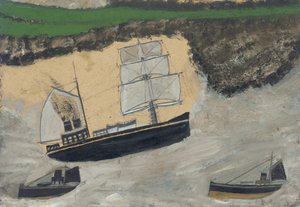 Drei Dampfer von Alfred Wallis