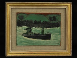 Trawler vor der Küste Cornwalls von Alfred Wallis