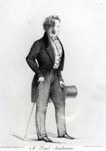 Ein königlicher Akademiker, ein Porträt von Charles Landseer (1799-1879), veröffentlicht von Thomas McLean, 1843