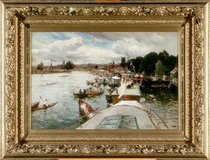 Henley Regatta, 1881 von Alfred de Breanski