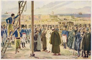 Hinrichtung von Gomes Freire Andrade, Portugal