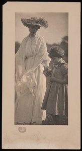 Alice Broughton Foto von Agnes Pelton mit jungem Cousin auf Agnes