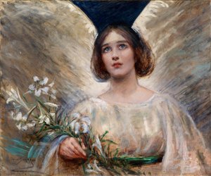 Osterlilien, spätes 19. - frühes 20. Jahrhundert