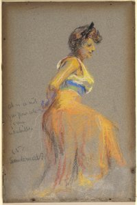 Modell in Gelb von Alice Pike Barney