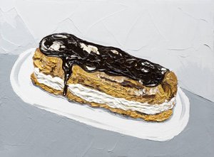 Schokoladen-Eclair-Gemälde